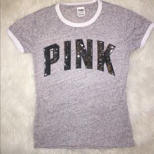 ✨ PINK BLING TEE ✨ WORN ONCE ✨